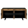 Elton Wide Sideboard Open