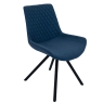 Silver Dining Chair Mineral Blue