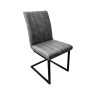 Fuji Retro Stitch Dining Chair Graphite
