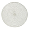 Walton & Co Circular Lurex Placemat Silver
