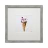 Ice Cream Cone Hand foiled Framed Picture
