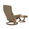 Stressless mayfair medium paloma sand and oak stain