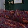 Fox And Deer Duvet Set Mulberry