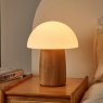 Alice Mushroom Lamp White Ash - Large