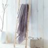 DRIFT FORWARD BRETTON THROW MAUVE 130 X 180CM