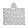 Bedlam Poncho Retro Flower Duck Egg