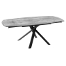 Kheops Extending Table 130-190cm Silver Extended