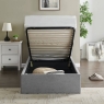 Rushbrooke Ottoman Bed Frame Light Grey