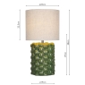 Jyaden Green Table Lamp