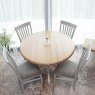 Stag Crompton Round Fixed Top Dining Table
