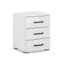 Sorrento 3 Drawer Bedside 40cm