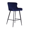 Archie Bar Stool Blue Velvet