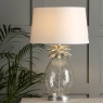 Laura Ashley Pineapple Large Table Lamp Glass With Ivory Shade