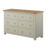 Pemberley 6 Drawer Chest - Stone