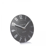 Thomas Kent Mulberry 6" Mantel Clock Graphite Silver