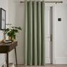 Strata Readymade Door Curtain Green