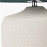 Kai Textured Ceramic Table Lamp With Shade