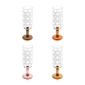 Orla Kiely Atomic Flower Set of 4 Champagne Glasses - Brown