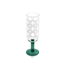 Orla Kiely Atomic Flower Set of 4 Champagne Glasses - Green