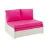 Stompa Duo Uno S Double Sofa Bed Pink