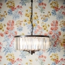 Laura Ashley Elkwood 3 Light Pendant Black