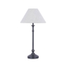 Laura Ashley Ludchurch Table Lamp Industrial Black with Shade