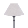 Laura Ashley Ludchurch Table Lamp Industrial Black with Shade