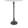 Laura Ashley Ludchurch Table Lamp Industrial Black with Shade