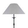Laura Ashley Ludchurch Floor Lamp Industrial Black with Shade