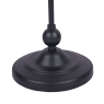 Laura Ashley Ludchurch Floor Lamp Industrial Black with Shade