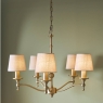 Laura Ashley Ludchurch 5 Light Pendant Matt Antique Brass