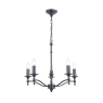 Laura Ashley Ludchurch 5 Light Chandelier Industrial Black