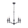 Laura Ashley Ludchurch 5 Light Chandelier Industrial Black