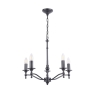 Laura Ashley Ludchurch 5 Light Chandelier Industrial Black