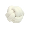 Boucle Knot Cushion Ecru