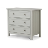 Marley 3 Drawer Wide Chest Dove Grey