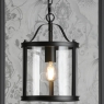 Laura Ashley 1 Light Pendant Matt Black