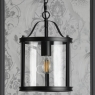 Laura Ashley 1 Light Pendant Matt Black