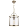 Laura Ashley Harrington 1 Light Pendant Antique Brass