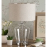Laura Ashley Ockley Touch Table Lamp Polished Chrome & Glass