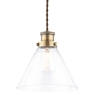 Laura Ashley Isaac Easy Fit Pendant Antique Brass