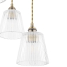 Laura Ashley Callaghan 3 Light Pendant Antique Brass