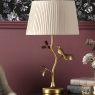 Laura Ashley Egelton Table Lamp Brass with Shade