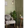 Laura Ashley Isaac Floor Lamp Antique Brass