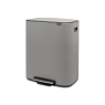 Brabantia BO Pedal Bin 60L Mineral Concrete Grey