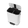 Brabantia BO 2x Pedal Bin 30L White