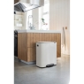 Brabantia BO 2x Pedal Bin 30L White