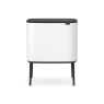 Brabantia BO Touch Bin 36L Plastic Bucket White