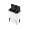 Brabantia BO Touch Bin 11+23L Plastic Buckets White