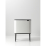 Brabantia BO Touch Bin 11+23L Plastic Buckets White